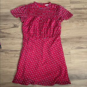 Loft Red Floral Women's Dress